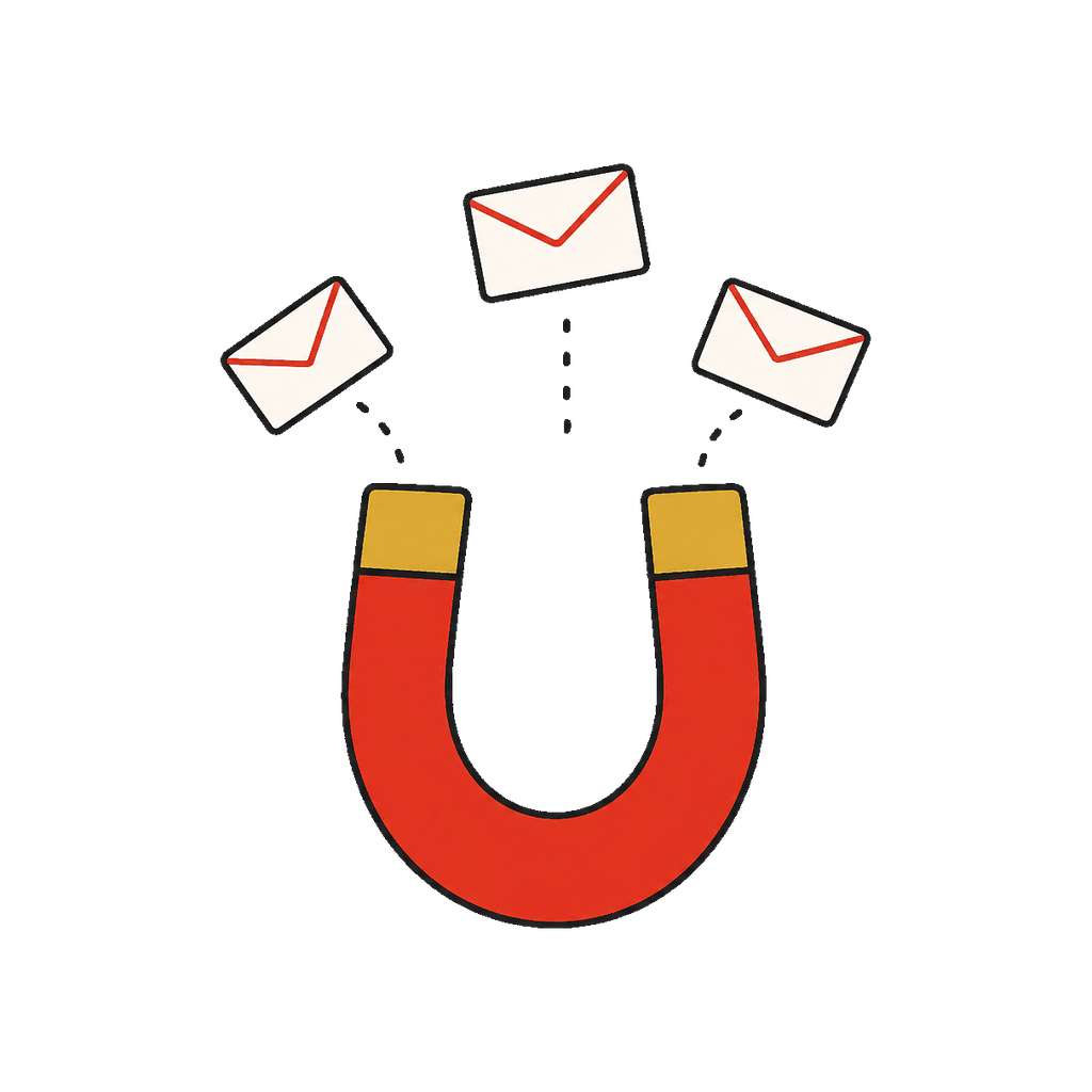 A duck postmaster lifting a cream envelope out of a butterfly net, the freshly caught lead